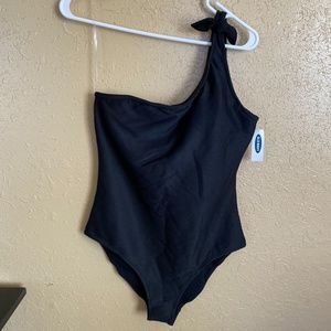 old navy ripped asymmetrical bathing suit